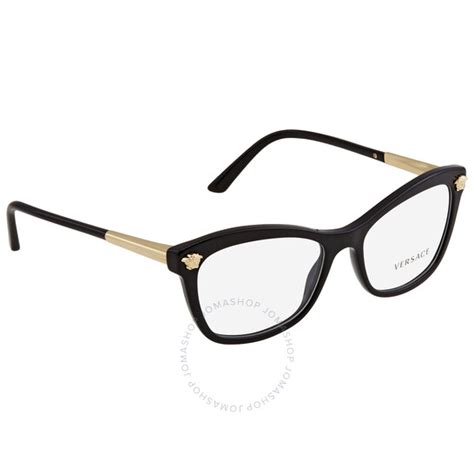 Versace™ VE3224 GB1 54 Black Eyeglasses .